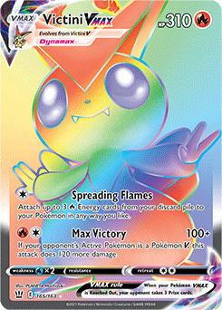 Victini VMAX 165/163 Pokémon card from Battle Styles for sale at best price