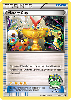 Promo Pokémon card Victory Cup BW31 from Back & White Promos expansion