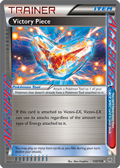 High-Tech Pokémon card Victory Piece 130/135 from Plasma Storm expansion