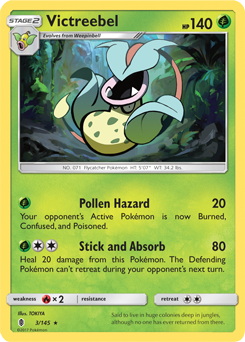 Victreebel 3/145 Pokémon card from Guardians Rising for sale at best price
