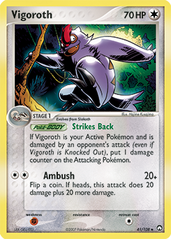 Vigoroth 41/108 Pokémon card from Ex Power Keepers for sale at best price