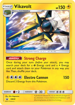 Vikavolt SM28 Pokémon card from Sun and Moon Promos for sale at best price