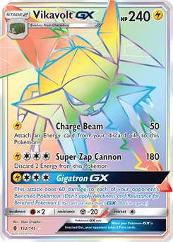 Vikavolt GX 152/145 Pokémon card from Guardians Rising for sale at best price