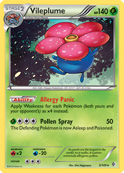 Vileplume 3/149 Pokémon card from Boundaries Crossed for sale at best price