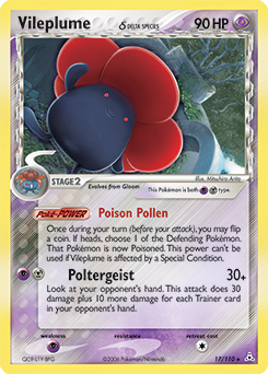 Vileplume 17/110 Pokémon card from Ex Holon Phantoms for sale at best price