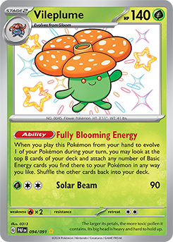 Vileplume 94/91 Pokémon card from Paldean fates for sale at best price