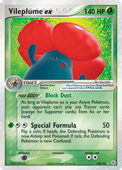 Carte Pokémon Rafflesia ex 100/101 de la série Ex Légendes Oubliées en vente au meilleur prix