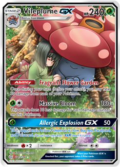 Vileplume GX 211/236 Pokémon card from Cosmic Eclipse for sale at best price