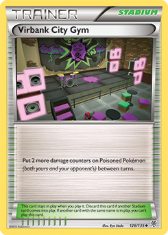 Virbank City Gym 126/135 Pokémon card from Plasma Storm for sale at best price