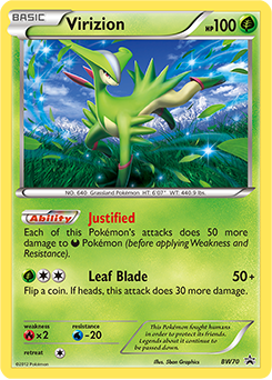 Virizion BW70 Pokémon card from Back & White Promos for sale at best price