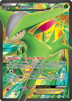 Virizion EX 96/101 Pokémon card from Plasma Blast for sale at best price