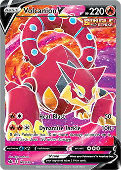 Volcanion V 162/198 Pokémon card from Chilling Reign for sale at best price
