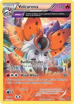 Volcarona 18/98 Pokémon card from Ancient Origins for sale at best price