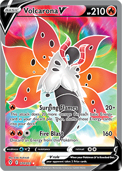 Volcarona V 170/203 Pokémon card from Evolving Skies for sale at best price