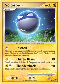 Voltorb SH3 Pokémon card from Stormfront for sale at best price