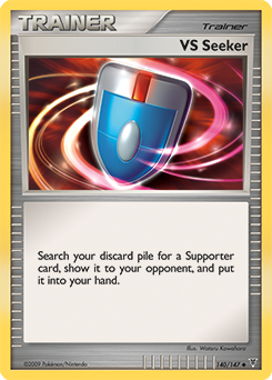 Uncommon Pokémon card VS Seeker 140/147 from Supreme Victors expansion