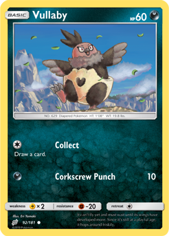 Vullaby 92/181 Pokémon card from Team Up for sale at best price