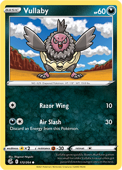 Vullaby 172/264 Pokémon card from Fusion Strike for sale at best price