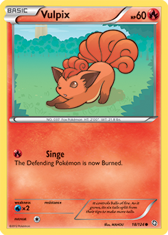 Vulpix 18/124 Pokémon card from Dragons Exalted for sale at best price