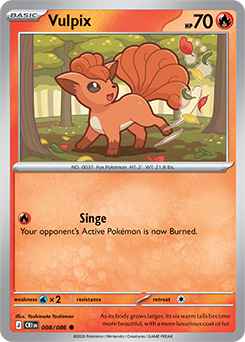 Vulpix 8/86 Pokémon card from Chaos Rising for sale at best price