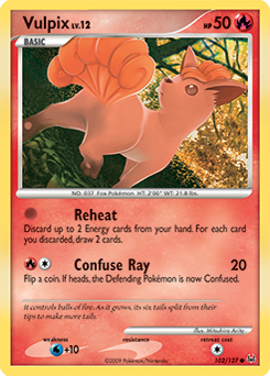 Vulpix 102/127 Pokémon card from Platinuim for sale at best price