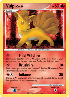 Vulpix SH6 Pokémon card from Platinuim for sale at best price