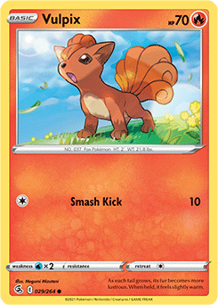 Vulpix 29/264 Pokémon card from Fusion Strike for sale at best price