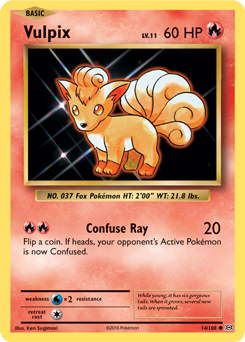 Vulpix 14/108 Pokémon card from Evolutions for sale at best price