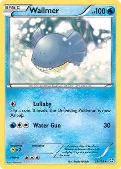 Wailmer 25/124 Pokémon card from Dragons Exalted for sale at best price