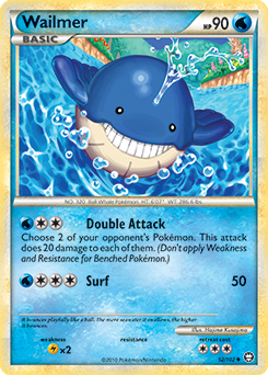 Wailmer 52/102 Pokémon card from Triumphant for sale at best price