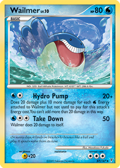 Wailmer 87/147 Pokémon card from Supreme Victors for sale at best price