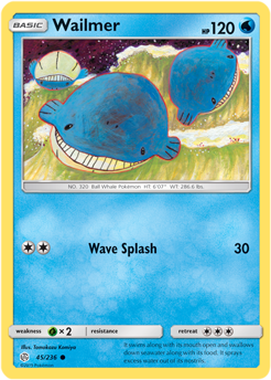 Wailmer 45/236 Pokémon card from Cosmic Eclipse for sale at best price