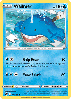 Wailmer 037/195 Pokémon card from Silver Tempest for sale at best price