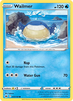 Wailmer 031/159 Pokémon card from Crown Zenith for sale at best price