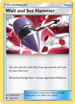 Wait and See Hammer 192/214 Pokémon card from Lost Thunder for sale at best price