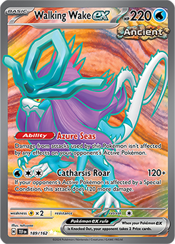 Walking Wake ex 189/162 Pokémon card from Temporal Forces for sale at best price