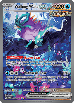 Walking Wake ex 205/162 Pokémon card from Temporal Forces for sale at best price