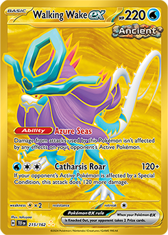 Walking Wake ex 215/162 Pokémon card from Temporal Forces for sale at best price