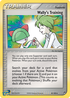 Carte Pokémon Peu commune Timmy au dressage 89/100 de la série Ex Tempête de Sable