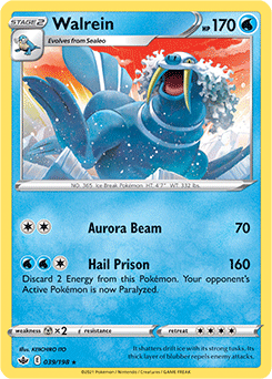 Walrein 39/198 Pokémon card from Chilling Reign for sale at best price