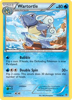 Wartortle 15/101 Pokémon card from Plasma Blast for sale at best price