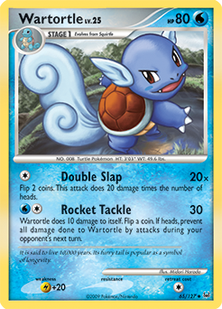 Wartortle 65/127 Pokémon card from Platinuim for sale at best price