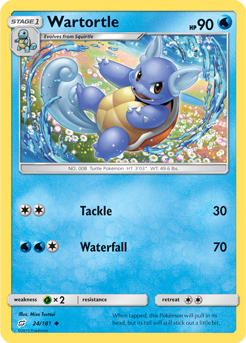 Wartortle 24/181 Pokémon card from Team Up for sale at best price