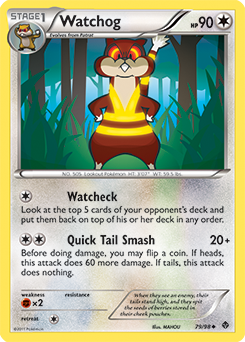 Watchog 79/98 Pokémon card from Emerging Powers for sale at best price
