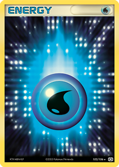Carte Pokémon Énergie Eau 103/106 de la série Ex Emeraude en vente au meilleur prix