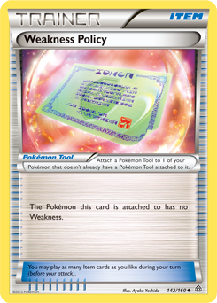 Weakness Policy 142/160 Pokémon card from Primal Clash for sale at best price