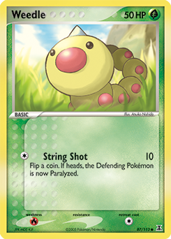 Weedle 87/113 Pokémon card from Ex Delta Species for sale at best price