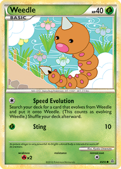 Weedle 69/95 Pokémon card from Unleashed for sale at best price