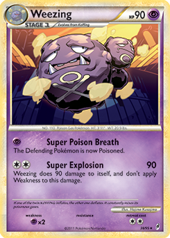 Weezing 38/95 Pokémon card from Call of Legends for sale at best price