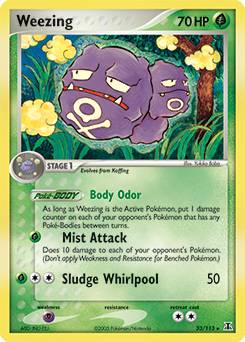 Weezing 33/113 Pokémon card from Ex Delta Species for sale at best price